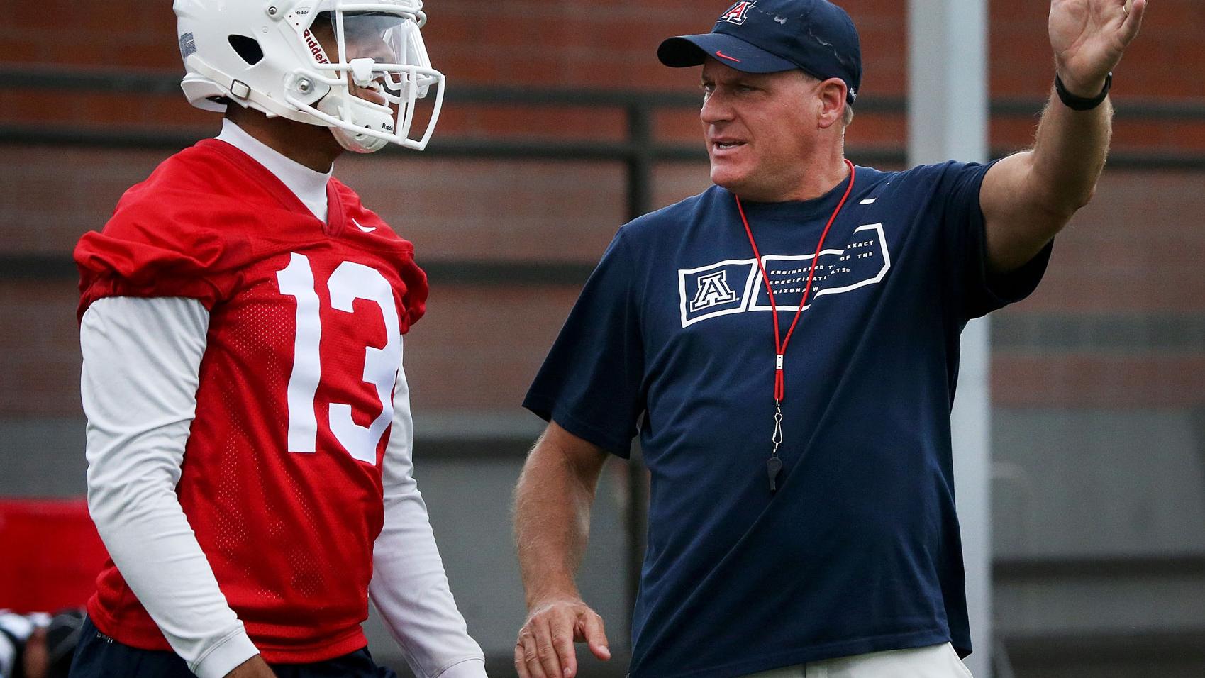 In search for three QBs who can win, RichRod narrows Arizona Wildcats' competition to four